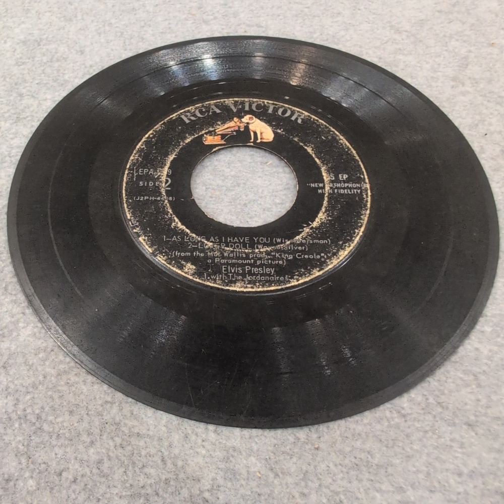Elvis Presley King‎ Creole RCA Victor EPA 4319 45 RPM EP Vinyl Record 1958 - Picture 4 of 4